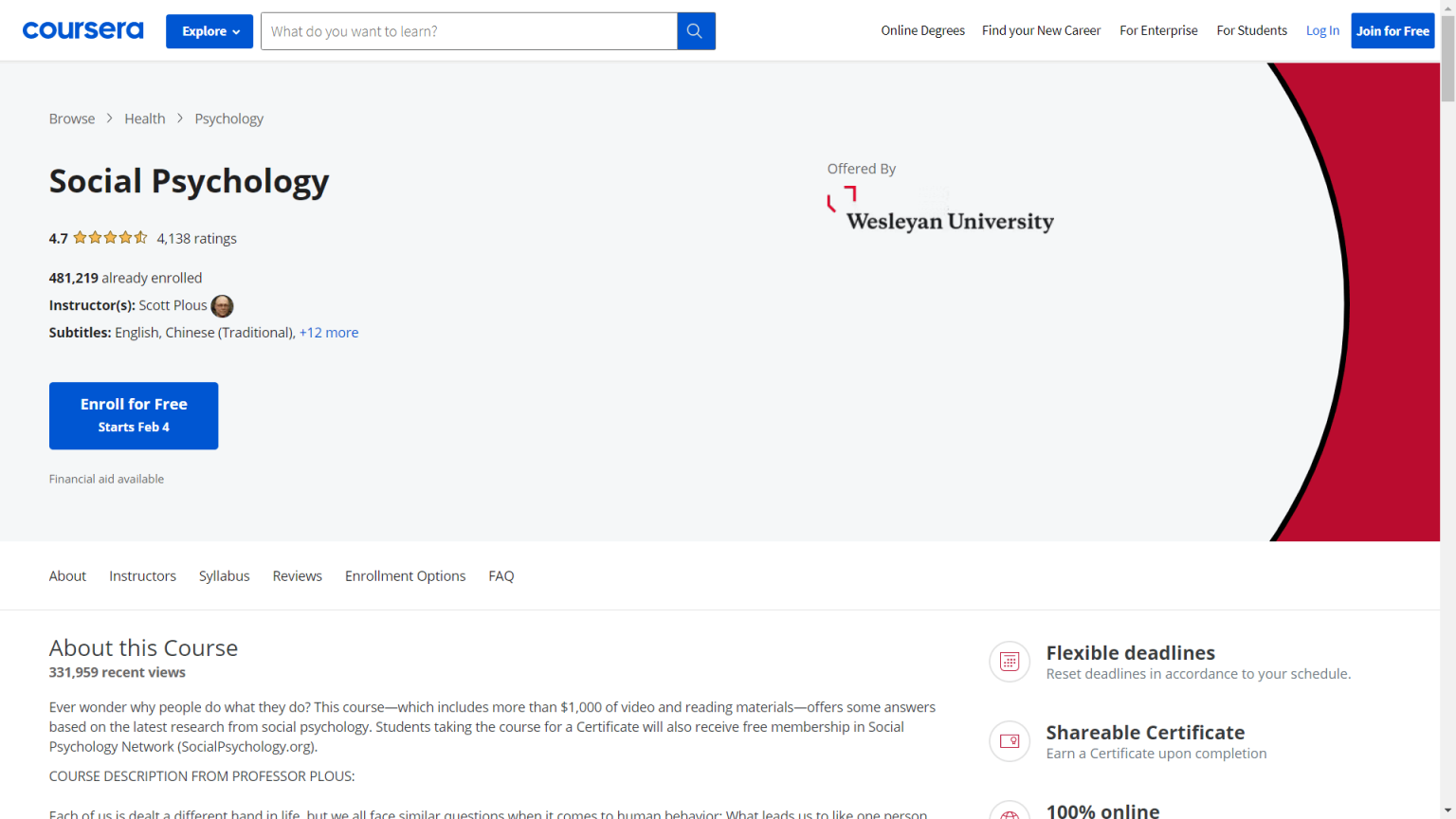 Best Online Psychology Course With Certification In 2023