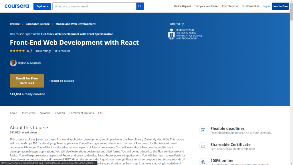 Best Front End Developer Courses: Carrier Oriented Online Certificate ...